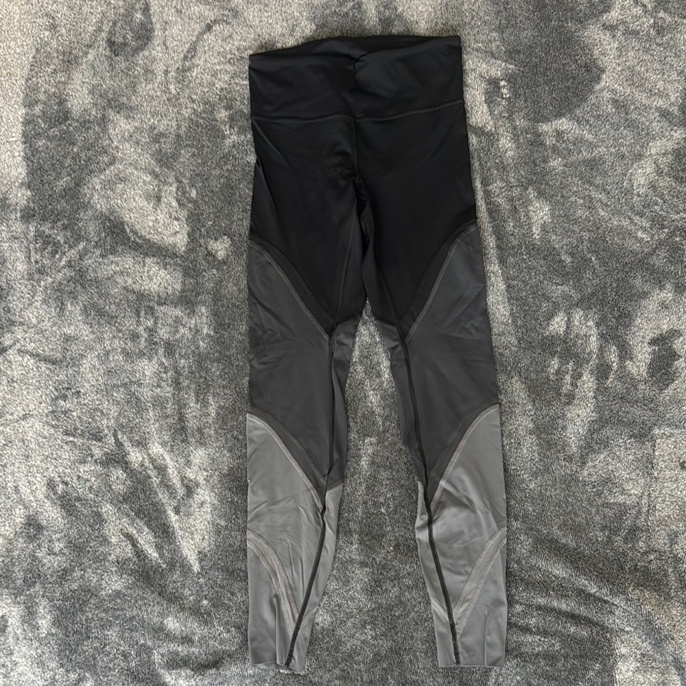 lululemon athletica Black and Gray Leggings